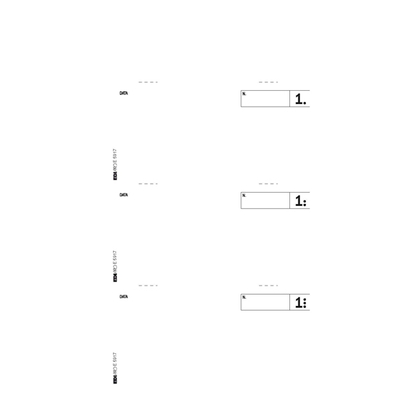 Blocco comande a 3 tagliandi - 25/25 fogli autoricalcanti - 17 x 9,9cm - Edipro