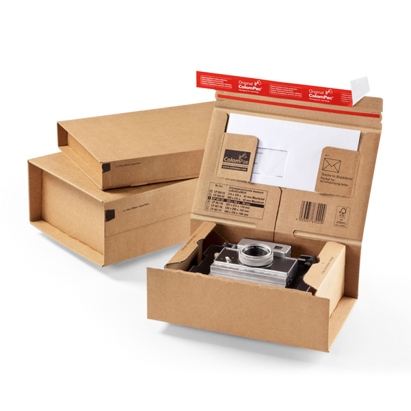 Scatola CP 067 per spedizioni - color avana - formato C5 (230x166x90 mm) - ColomPac