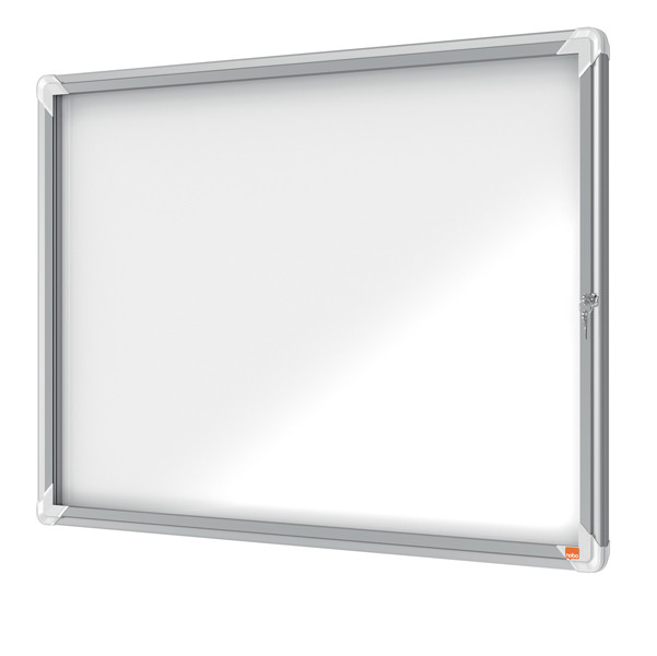 Bacheca per interni - fondo magnetico bianco - 8 fogli A4 - orizzontale - Nobo
