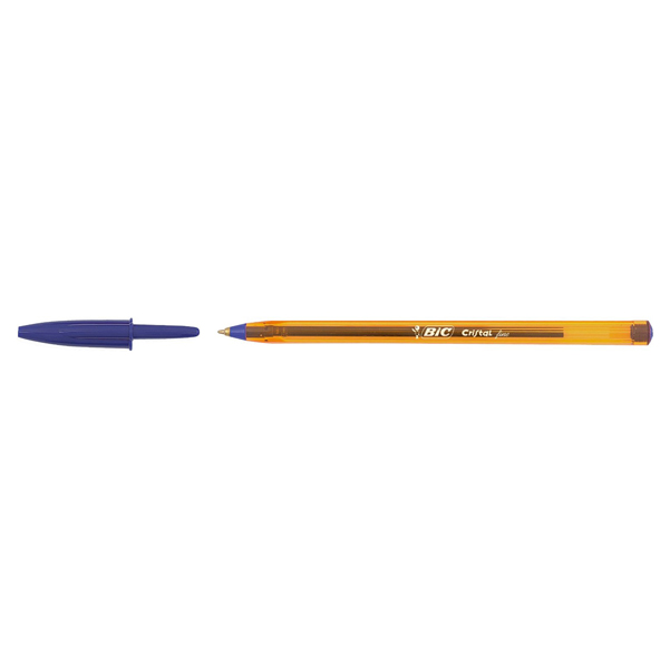 Penna sfera Cristal - punta fine 0,8 mm - blu - Bic - conf. 50 pezzi