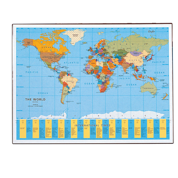 Sottomano Geographic Planisfero L&auml;ufer - 40 x 53 cm - Lebez