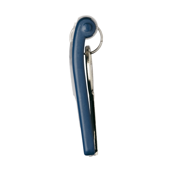 Portachiavi Key Clip - blu - Durable - conf. 6 pezzi