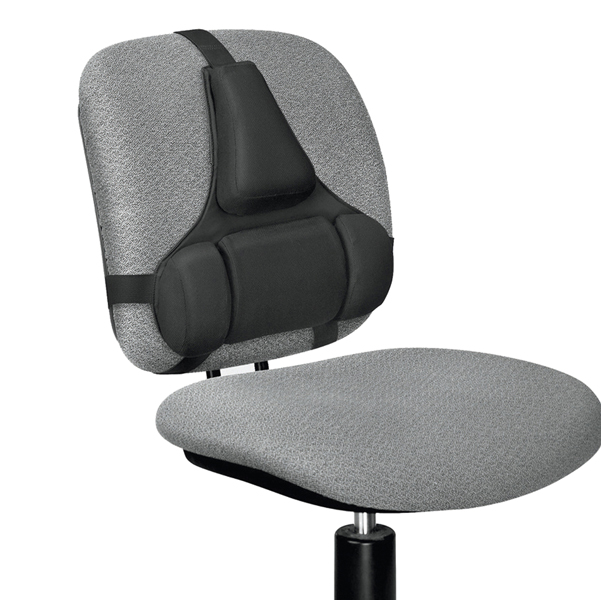 Supporto lombare ergonomico - 38x37x5 cm - nero - Fellowes