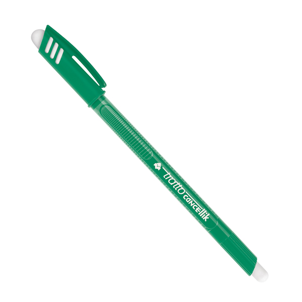 Penna a sfera cancellabile Cancellik - punta 1,0mm - colori assortiti - Tratto - conf. 4 pezzi