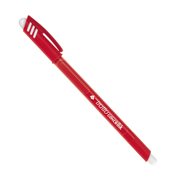 Penna a sfera cancellabile Cancellik - punta 1,0mm - colori assortiti - Tratto - conf. 4 pezzi