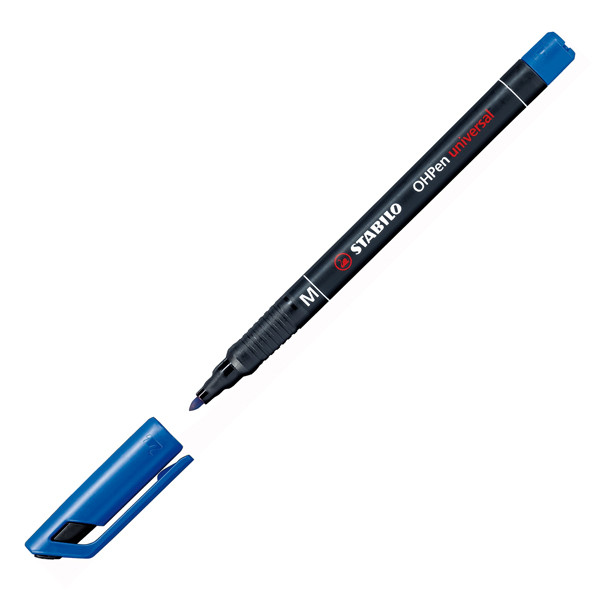 Pennarelli OHPen 843 universal permanente - punta media 1,0mm - astuccio 4 colori - Stabilo