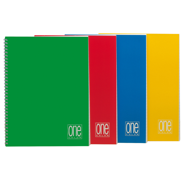 Quaderno One Color - A5 - s/fori - 1 rigo - 60 fogli - 80 gr 