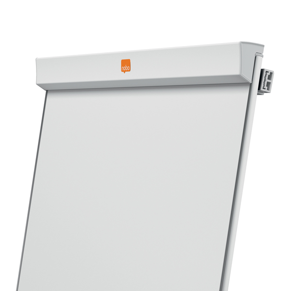 Lavagna portablocco Classic con ruote - 100x67,5 cm - bianco - Nobo