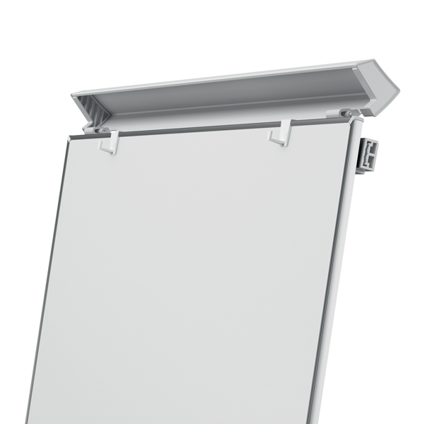 Lavagna portablocco Classic con ruote - 100x67,5 cm - bianco - Nobo