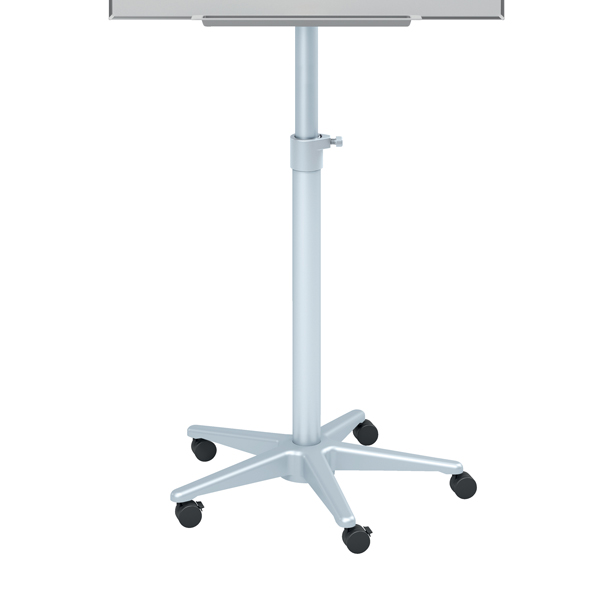 Lavagna portablocco Classic con ruote - 100x67,5 cm - bianco - Nobo