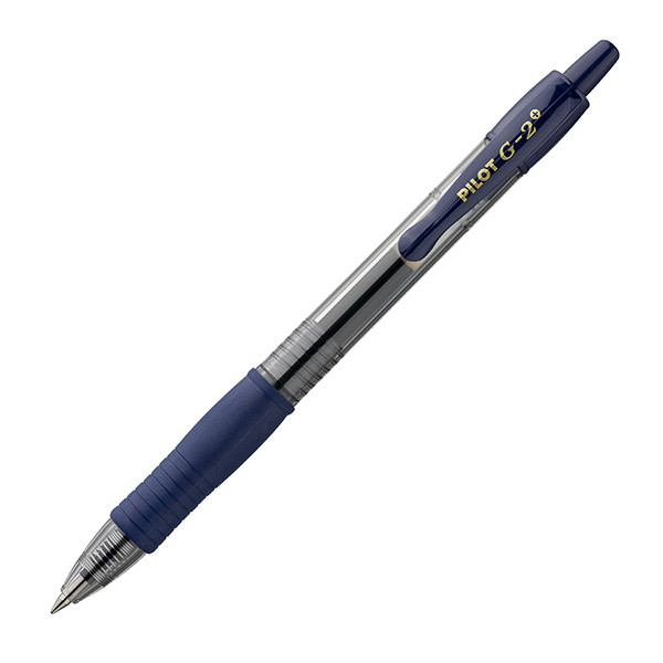 Roller gel a scatto G-2+ - punta 0,7mm - blu scuro - Pilot