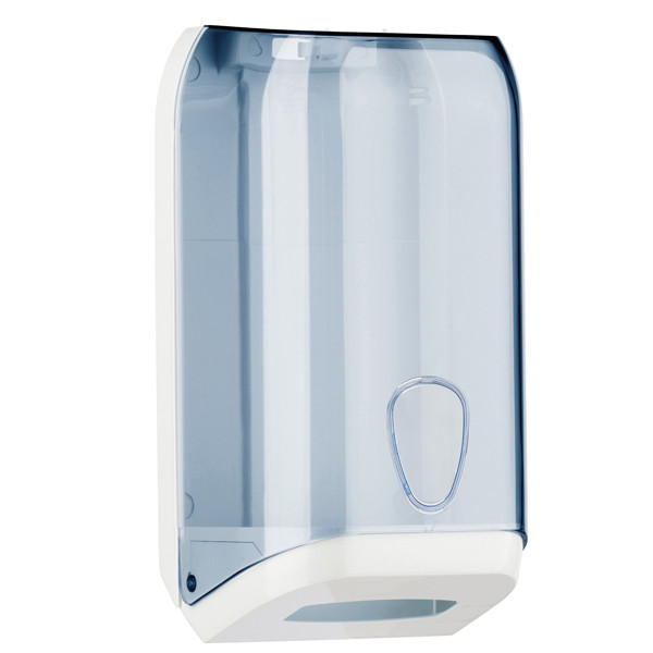 Dispenser carta igienica Prestige - interfogliata - 15,8 x 13 x 30,7 cm - trasparente - Mar Plast