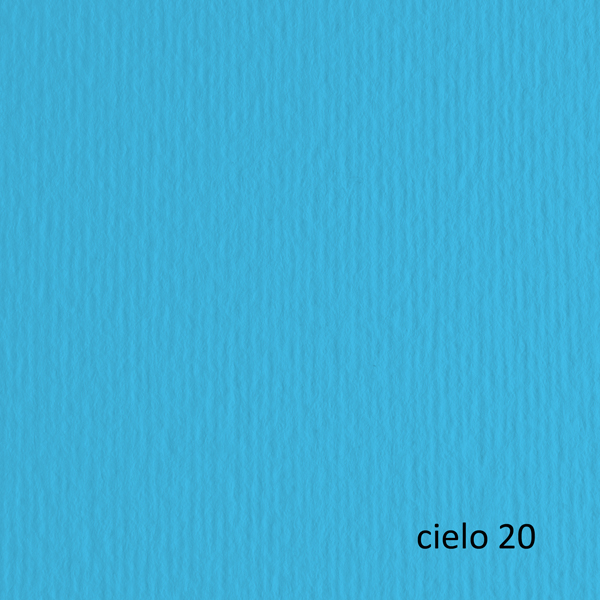 Cartoncino Elle Erre - 50x70cm - 220gr - cielo 120 - Fabriano - blister 20 fogli