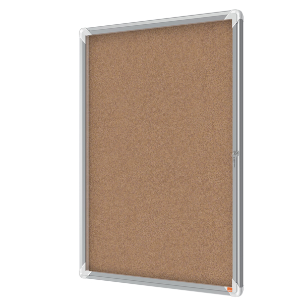 Bacheca per interni - fondo in sughero - 9 fogli A4 - verticale - Nobo