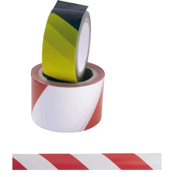 Nastro adesivo di sicurezza - 50 mm x 25 mt - giallo/nero - Viva