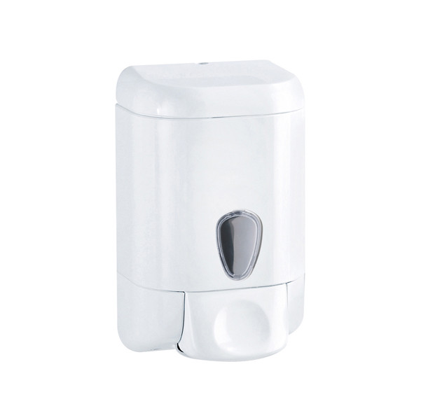 Dispenser sapone Prestige - murale - capacità 1 L - bianco/azzurro trasparente - Mar Plast