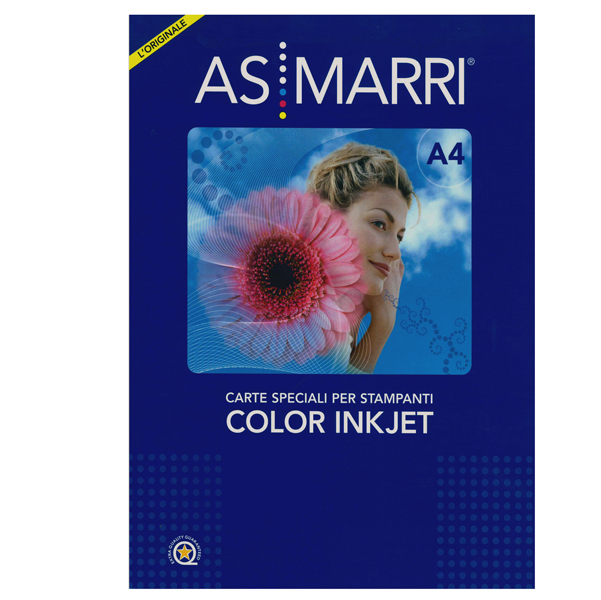 Vinile color vambj 8304 - per inkjet - A4 - bianco - 10 fogli - As Marri