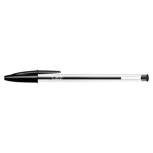 Penna a sfera Cristal - punta media 1,0mm - nero - Bic - conf. 90+10 pezzi