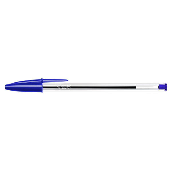 Penna a sfera Cristal - punta media 1,0mm - blu - Bic - conf. 90+10 pezzi