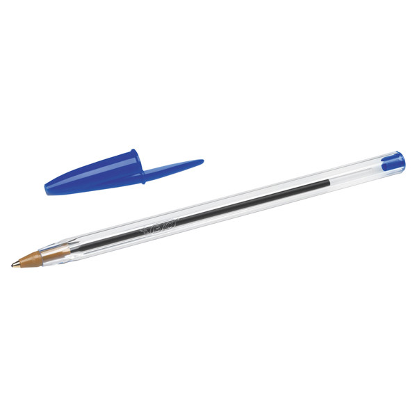 Penna a sfera Cristal - punta media 1,0mm - blu - Bic - conf. 90+10 pezzi