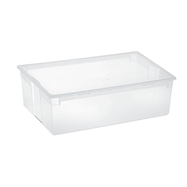 Contenitore multiuso Light Box XL - 57,8x39,6x18,5 cm - 36 L - plastica - trasparente - Terry