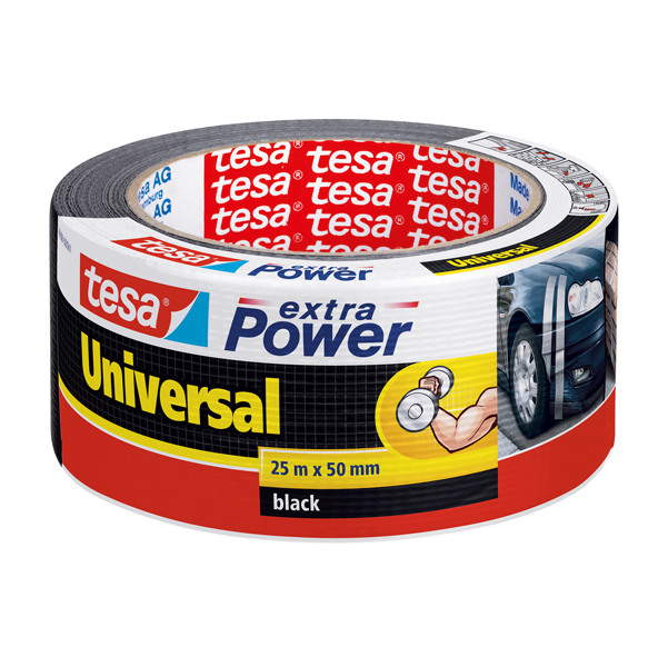 Nastro adesivo Tesa  Extra Power Universal - nero - 25 m x 50 mm