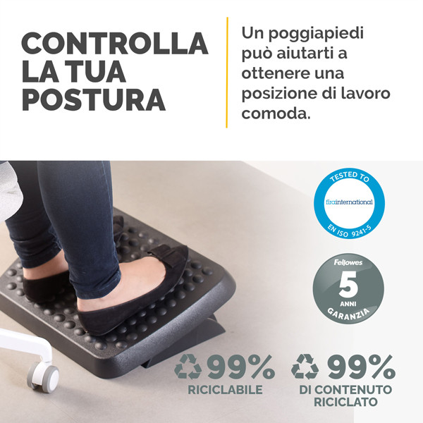 Poggiapiedi standard - Fellowes