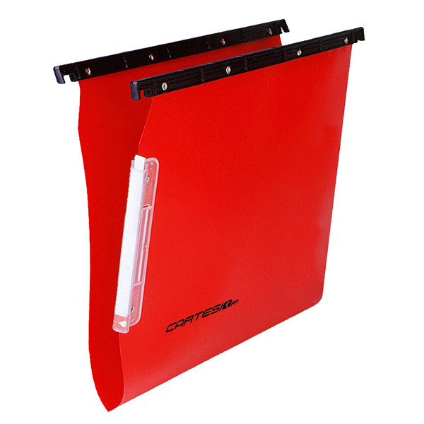 Cartella sospesa Cartesio PP - armadio - PPL - interasse 33 cm - fondo V - 32,6 x 28 cm - colori assortiti - Bertesi