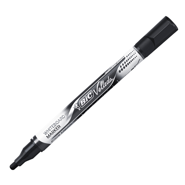 Marcatori Whiteboard Marker Velleda liquid Ink - punta tonda 2,2mm - astuccio 4 colori - Bic