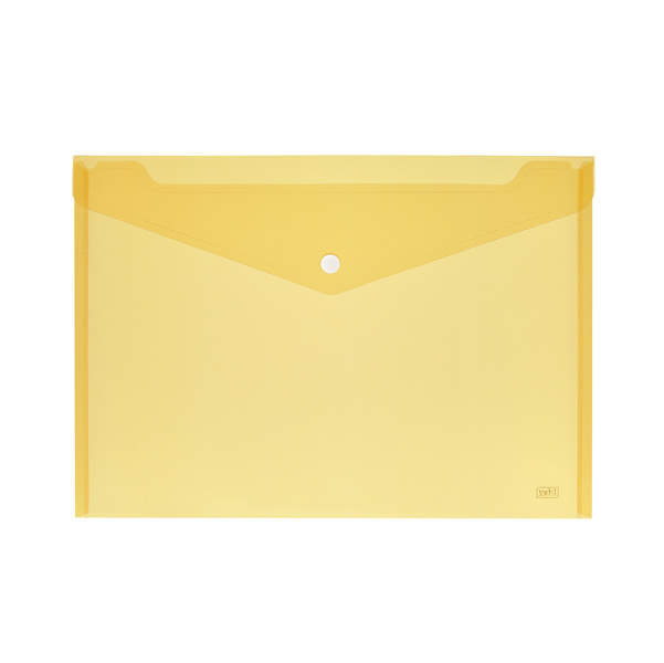 Busta con bottone - formato orizzontale - 33,5x23,5 cm - colori assortiti - Lebez