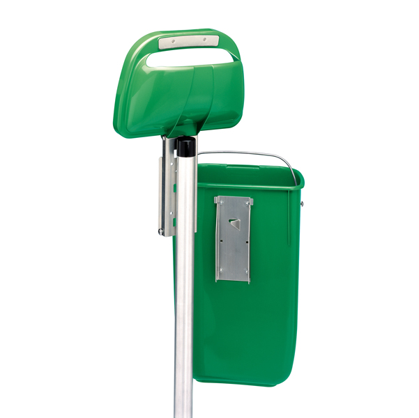 Palo zincato per gettacarte Classic - 120 cm - Medial International