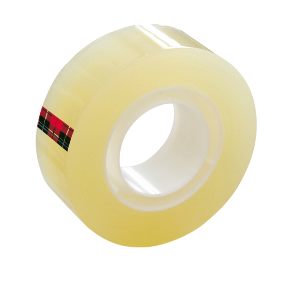 Nastro adesivo Scotch 550 - 19 mm x 33 mt - trasparente - Scotch - torre 8 rotoli
