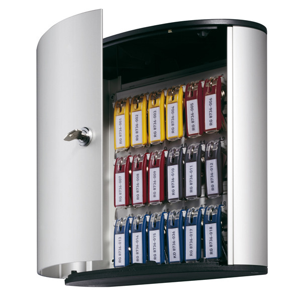 Cassetta portachiavi da parete Key Box - 30,2 x 11,8 x 28 cm - 18 posti - grigio - Durable