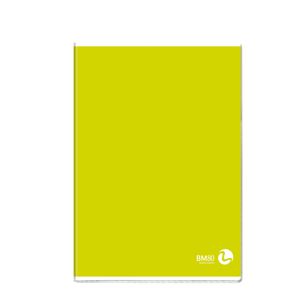 Maxiquaderno Color 80 Basic - A4 - quadretto 5mm con margine - 80 fogli - 80gr - BM