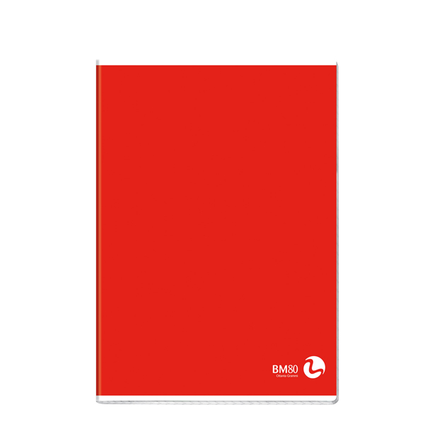 Maxiquaderno Color 80 Basic - A4 - quadretto 5mm con margine - 80 fogli - 80gr - BM