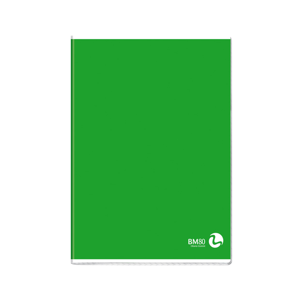 Maxiquaderno Color 80 Basic - A4 - quadretto 5mm con margine - 80 fogli - 80gr - BM