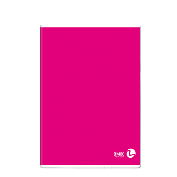 Maxiquaderno Color 80 Basic - A4 - quadretto 5mm con margine - 80 fogli - 80gr - BM