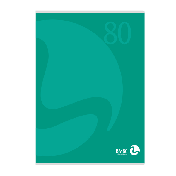 Maxiquaderno Color 80 - A4 - rigo di 1a - 80 fogli - 80 gr - copertina 250 gr - BM
