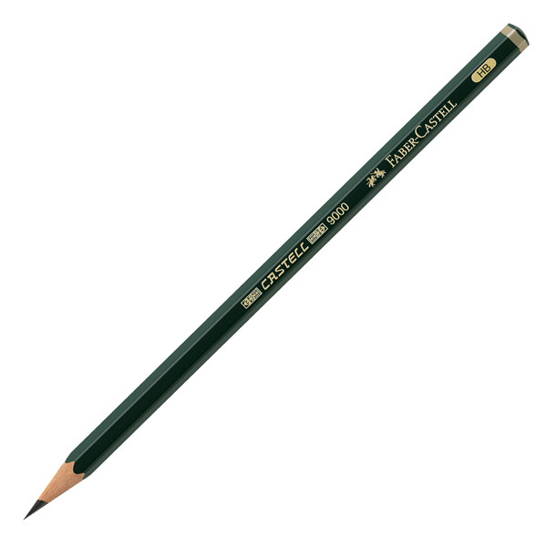 Matita in grafite Castell 9000 - gradazione HB - esagonale - Faber-Castell