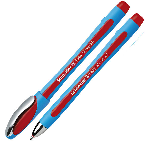 Penna a sfera Slider Memo - punta XB - rosso - Schneider