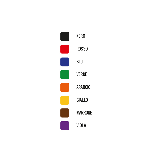 Marcatore permanente N50 - punta tonda - astuccio 8 colori assortiti - Pentel