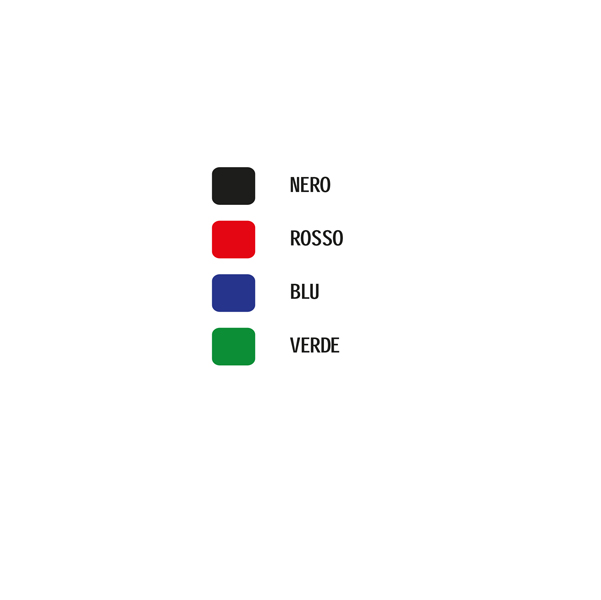 Marcatore permanente N60 - punta scalpello - astuccio 4 colori assortiti - Pentel