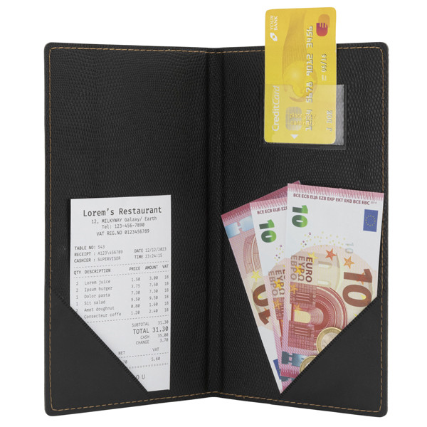 Portaconto Trendy - 13 x 23 cm - nero - Securit