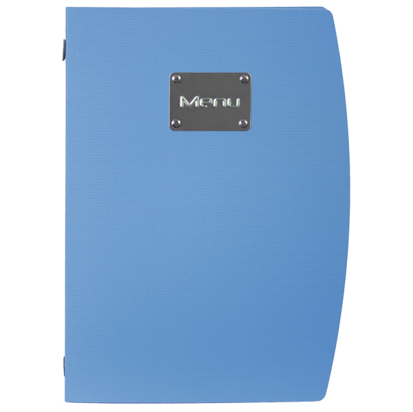 PortamenU' Rio - A4 - 24x34 cm - blu - 1 inserto doppio incluso - Securit