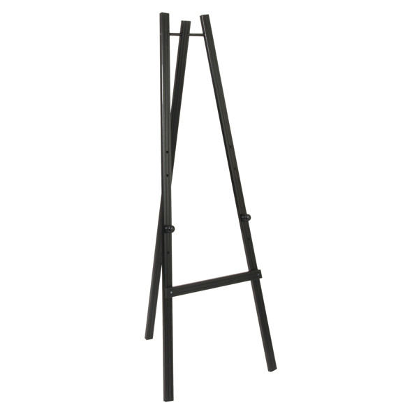 Cavalletto in legno nero - altezza 165 cm - Securit