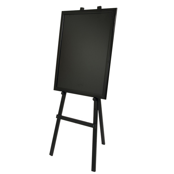 Cavalletto in legno nero - altezza 165 cm - Securit