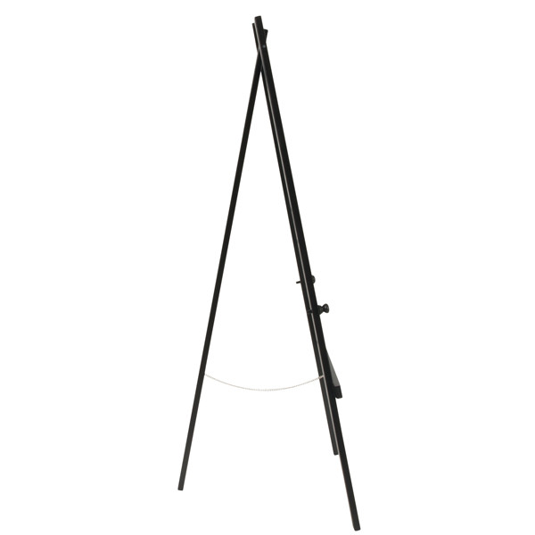 Cavalletto in legno nero - altezza 165 cm - Securit