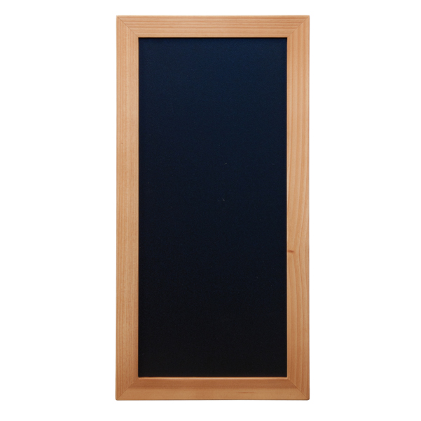 Lavagna Woody - teak - 20x40 cm - Securit