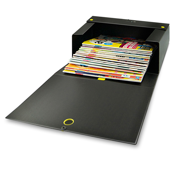 Scatola archivio Big Next - dorso 20 cm - 25x35 cm - nero/bianco - Sei Rota