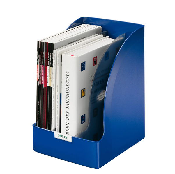 Portariviste Leitz Plus Jumbo - 24 x 31 x 21 cm - blu - Leitz